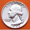 ESTADOS UNIDOS 1/4 DOLAR 1956 D PRESIDENTE GEORGE WASHINGTON KM.164 MONEDA DE PLATA MBC+ USA silver Quarter Dollar