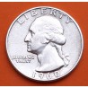 ESTADOS UNIDOS 1/4 DOLAR 1960 D PRESIDENTE GEORGE WASHINGTON KM.164 MONEDA DE PLATA SC USA silver Quarter Dollar
