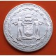 . @Tirada 3.342@ BELIZE 10 DOLARES 1978 AVE GREAT CURASSOW DEL CARIBE KM.45A MONEDA DE PLATA PROOF