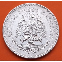 MEXICO 1 PESO 1938 GORRO FRIGIO KM.455 MONEDA DE PLATA EBC- Mejico silver coin ESTADOS UNIDOS MEXICANOS