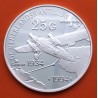ANTILLAS HOLANDESAS 25 GULDEN 1994 AVION CURACAO a AMSTERDAM KM.40 MONEDA DE PLATA PROOF The Netherlands Antilles silver
