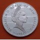 NUEVA ZELANDA 1 DOLAR 1981 VISITA REAL ISABEL II FRUTOS KM.51.A MONEDA DE PLATA PROOF + LEVES SOMBRAS New Zealand