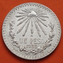 MEXICO 1 PESO 1938 GORRO FRIGIO KM.455 MONEDA DE PLATA EBC- Mejico silver coin ESTADOS UNIDOS MEXICANOS