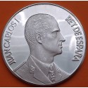 . 1 aaacoin x ESPAÑA MEDALLA DE PLATA 1975 BUSTO DEL REY EMERITO JUAN CARLOS I DE BORBÓN 40mm 24,20 GR.