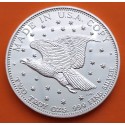 @OFERTA@ ESTADOS UNIDOS 2 ONZAS 1991 SEATED LIBERTY y AGUILA MEDALLA DE PLATA PURA 999 TROY OZ FINE SILVER