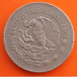 MEXICO 200 PESOS 1985 INDEPENDENCIA 175 ANIVERSARIO y PERSONAJES KM.509 MONEDA DE NICKEL MUY CIRCULADA Mejico coin