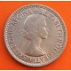 INGLATERRA 2 SHILLINGS 1953 Reina ISABEL II y FLORES KM.906 MONEDA DE NICKEL SC- Great Britain United Kingdom