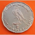 @RARA@ EMIRATOS ARABES UNIDOS 5 DIRHAMS 1981 ÁGUILA KM.9 MONEDA DE NICKEL EBC- United Arab Emirates UAE