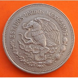 MEXICO 200 PESOS 1986 JUGADORES DE LA COPA MUNDIAL DE FUTBOL 86 KM.525 MONEDA DE NICKEL MBC- Mejico Mexiko coin