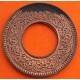 INDIA 1 PICE 1944 Época del REY JORGE VI KM.533 MONEDA DE BRONCE EBC + SOMBRA British Colony EPOCA NAZI WWII