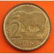 URUGUAY 2 PESOS 2012 CARPINCHO KM.136 MONEDA DE LATON EBC- 2 Pesos Uruguayos 2012