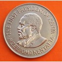 KENIA 1 SHILLING 1974 MZEE JOMO KM.14 MONEDA DE NICKEL EBC/SC- Africa Kenya coin