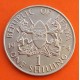 KENIA 1 SHILLING 1974 MZEE JOMO KM.14 MONEDA DE NICKEL EBC/SC- Africa Kenya coin