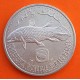 COMORES 5 FRANCOS 1992 CONFERENCIA MUNDIAL SOBRE LA PESCA PEZ KM.15 MONEDA DE ALUMINIO EBC/SC- Comoros 5 Francs