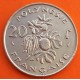 POLINESIA FRANCESA 20 FRANCOS 1975 DAMA ABORIGEN y FRUTOS - I.E.O.M. KM.9 MONEDA DE NICKEL EBC/SC- Polynesie Francaise