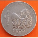MEXICO 200 PESOS 1985 INDEPENDENCIA 175 ANIVERSARIO y PERSONAJES KM.509 MONEDA DE NICKEL MUY CIRCULADA Mejico coin