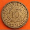 ALEMANIA 10 REICHSPFENNIG 1924 E CEREALES República del WEIMAR KM.40 MONEDA DE LATON MBC- Germany DEUTSCHES REICH