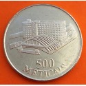 MOZAMBIQUE 500 METICAIS 1994 EDIFICIO DEL GOBIERNO KM.121 MONEDA DE NICKEL EBC + IMPERFECCIONES Mocambique