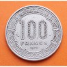 GABON 100 FRANCOS 1975 TRES ANTILOPES KM.13 MONEDA DE NICKEL EBC- Africa Republique Gabonaise