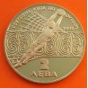 BULGARIA 2 LEVA 1986 COPA MUNDIAL DE FUTBOL MEXICO 1988 PORTERO KM.155 MONEDA DE NICKEL PROOF
