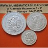 . 1,26 ONZAS de PLATA PURA x Mexico 25 + 50 + 100 PESOS 1985 MUNDIAL DE FUTBOL 1986 FIFA WORLD CUP KM.497+498+499 PLATA SC