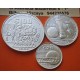 . 3 monedas x MEXICO 25 + 50 + 100 PESOS 1985 MUNDIAL DE FUTBOL 1986 FIFA WORLD CUP KM.497+498+499 PLATA SC 1,26 ONZAS