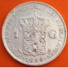 HOLANDA 1 GULDEN 1939 WILHELMINA REINA GUILLERMINA KM.161 MONEDA DE PLATA MBC The Netherlands silver coin WWII
