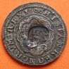 ESPAÑA Rey FELIPE III 8 MARAVEDIES 1600 SEGOVIA con resello de VIII MARAVEDIES Rey FELIPE III MONEDA DE COBRE