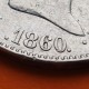 . @ESCASA@ ESPAÑA Reina ISABEL II 10 REALES 1860 Ceca de MADRID KM.611.2 MONEDA DE PLATA MBC- Spain silver coin