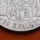 . @ESCASA@ ESPAÑA Reina ISABEL II 10 REALES 1860 Ceca de MADRID KM.611.2 MONEDA DE PLATA MBC- Spain silver coin
