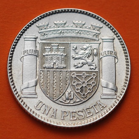 @PRECIOSA@ ESPAÑA 1 PESETA 1933 * 3 4 DAMA SENTADA KM.750 MONEDA DE PLATA DE LA REPUBLICA ESPAÑOLA Spain silver R/5