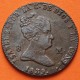 . @RARA@ ESPAÑA REINA ISABEL II 8 MARAVEDIES 1839 Ceca de SEGOVIA KM.531.3 MONEDA DE COBRE Spain 8 Maravedis