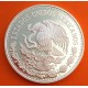 MEXICO 50 PESOS 1986 DRIBBLING FIFA MUNDIAL DE FUTBOL KM.498.A MONEDA DE PLATA PROOF silver 1/2 ONZA OZ