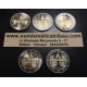 ALEMANIA 2 EUROS 2016 A+D+F+G+J IGLESIA DE SAJONIA SACHSEN SC 5 MONEDAS CONMEMORATIVAS COIN GERMANY