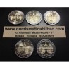 ALEMANIA 2 EUROS 2016 A+D+F+G+J IGLESIA DE SAJONIA SACHSEN SC 5 MONEDAS CONMEMORATIVAS COIN GERMANY
