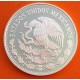 MEXICO 50 PESOS 1985 JUGADOR CON BALÓN y REGATE MUNDIAL DE FUTBOL KM.515 MONEDA DE PLATA PROOF silver 1/2 ONZA OZ