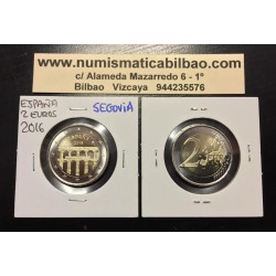 ESPAÑA 2 EUROS 2016 UNESCO ACUEDUCTO DE SEGOVIA SC MONEDA CONMEMORATIVA COIN