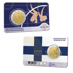 . 1 aaaaaaaaaacoin @COINCARD FINLANDÉS - 9/SEP. Envío@ FINLANDIA 2 EUROS 2025 ATLETISMO 2ª MONEDA CONMEMORATIVA