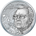 . 1 aaaaaacoin FRANCIA 10 EUROS 2025 JACQUES DELORS Famoso político 10.000 MONEDAS DE PLATA Blister