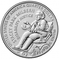 . 1 aaaaaaaaacoin @5/SEPT. Envío@ ESTADOS UNIDOS 25 CENTAVOS 2025 P STACEY PARK American Women Quarter 19ª MONEDA DE NICKEL