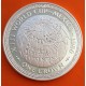 ISLA DE MAN 1 CORONA 1986 XIII MUNDIAL DE FUTBOL MEXICO 86 MAPAMUNDI KM.173B MONEDA DE PLATA PROOF Silver Crown Isle Of