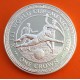 ISLA DE MAN 1 CORONA 1986 XIII MUNDIAL DE FUTBOL MEXICO 86 CHUT A GOL KM.161 MONEDA DE PLATA SC- Isle Of 1 Crown