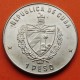 CUBA 1 PESO 1981 BOXEO XIV JUEGOS CENTROAMERICANOS KM.62 MONEDA DE NICKEL SC- Caribe coin