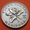 CUBA 1 PESO 1981 MARIPOSA Serie FLORA CUBANA KM.52 MONEDA DE NICKEL SC- Caribe coin