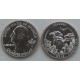 ESTADOS UNIDOS 25 CENTAVOS 2016 D PARQUE NACIONAL SHAWNEE EN ILLINOIS MONEDA DE NICKEL SC USA QUARTER