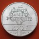@PIEDFORT - DOBLE GROSOR@ FRANCIA 100 FRANCOS 1989 ANGEL ALADO KM.970 MONEDA DE PLATA SC France 100 Francs silver