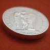 @PIEDFORT - DOBLE GROSOR@ FRANCIA 100 FRANCOS 1989 ANGEL ALADO KM.970 MONEDA DE PLATA SC France 100 Francs silver