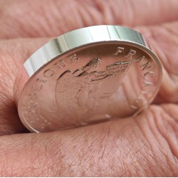 @PIEDFORT - DOBLE GROSOR@ FRANCIA 100 FRANCOS 1989 ANGEL ALADO KM.970 MONEDA DE PLATA SC France 100 Francs silver