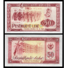 ALBANIA 50 LEKE 1976 MILITARES DESFILANDO, PICO y FUSIL Pick 45 BILLETE SC ALBANIEN UNC BANKNOTE