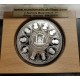 . 5 ONZAS x España V CENTENARIO 10000 PESETAS 1990 SERIE 2ª Cincuentin CONMEMORATIVA ESTUCHE FNMT 155,55 grs. PLATA PURA OZ